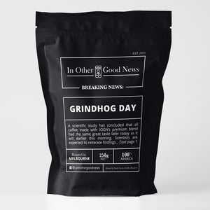 Open image in slideshow, Grindhog Day Coffee Beans 250g
