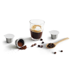 reusable coffee pods suit Nespresso machines. Environmentally friendly and cost effective