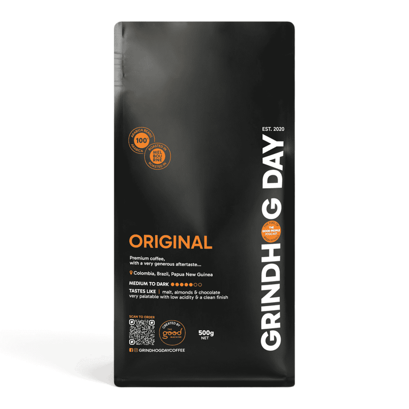 Open image in slideshow, Grindhog Day Coffee Beans 500g
